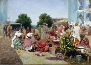 Vasily Vereshchagin Bazaar oil